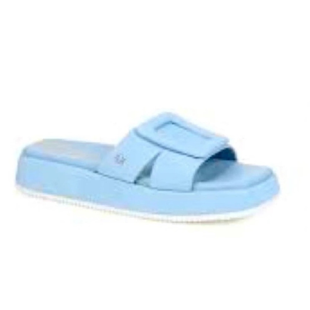 Sam Edelman New York, Wendy Sandals, Sky Blue, Leather Upper, Sz 8